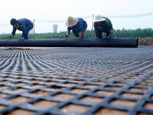 PP焊接塑料格柵施工