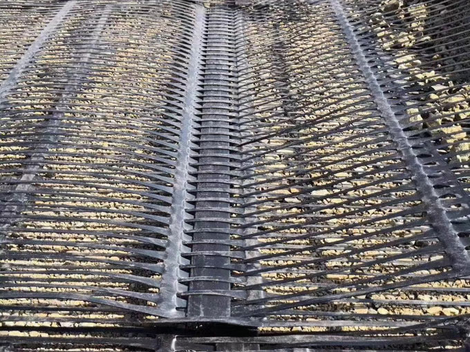 單向塑料土工格柵施工