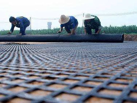 PP焊接塑料格柵施工