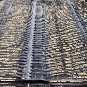 單向塑料土工格柵施工